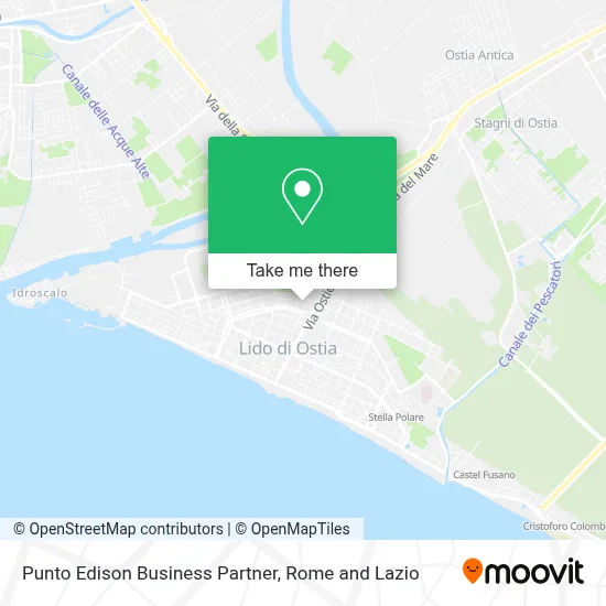 Punto Edison Business Partner map