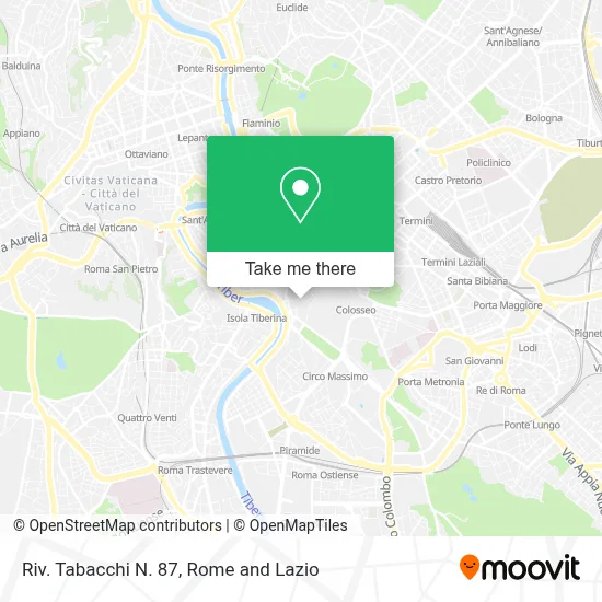 Riv. Tabacchi N. 87 map