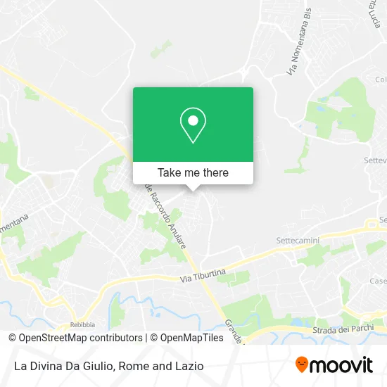 La Divina Da Giulio map