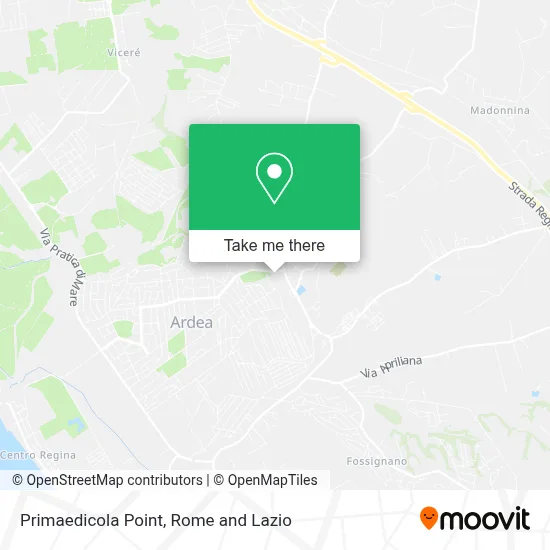 Primaedicola Point map