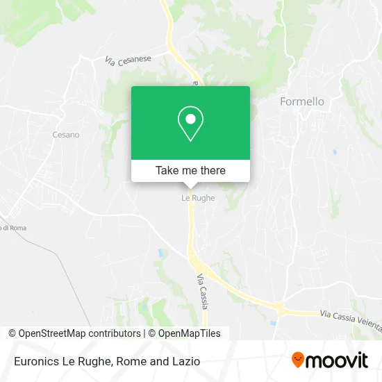 Euronics Le Rughe map