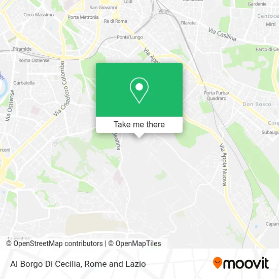 Al Borgo Di Cecilia map