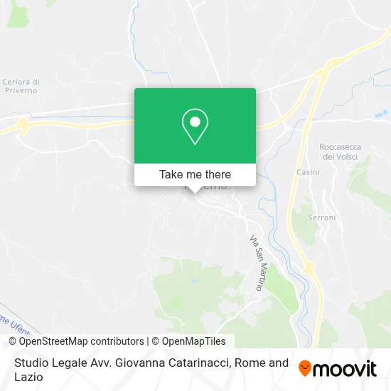 Studio Legale Avv. Giovanna Catarinacci map
