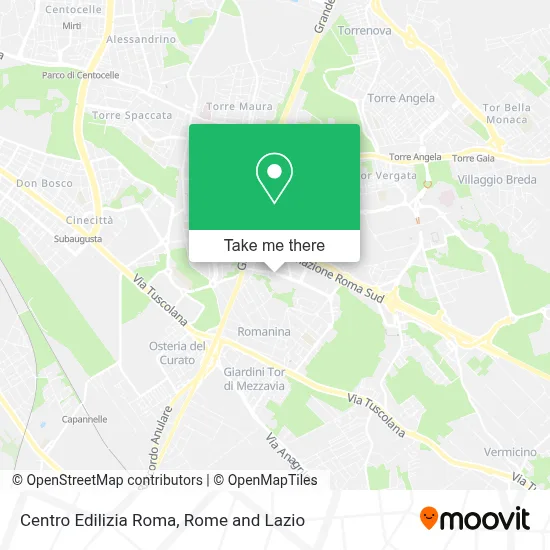 Centro Edilizia Roma map