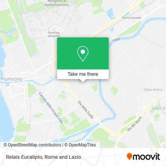 Relais Eucalipto map