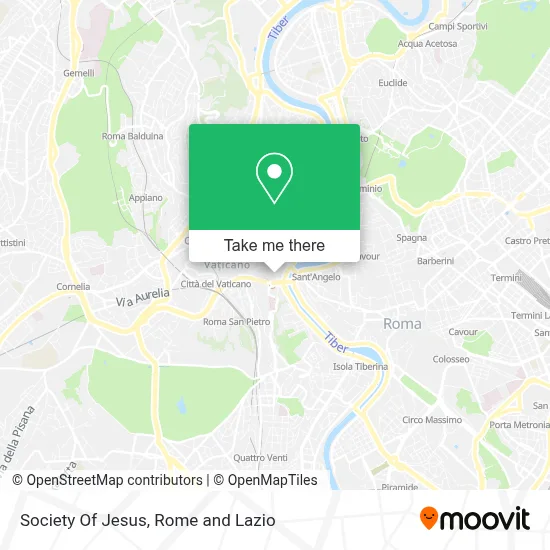 Society Of Jesus map