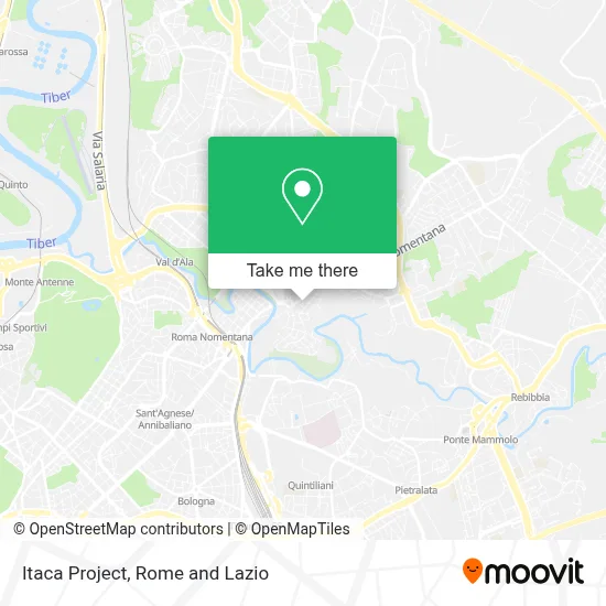 Itaca Project map