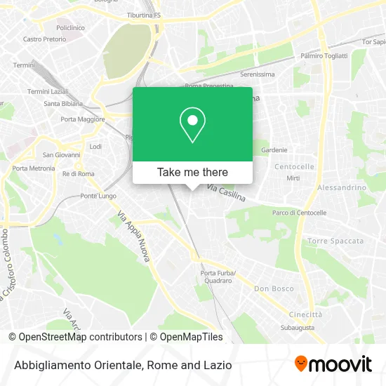 Abbigliamento Orientale map