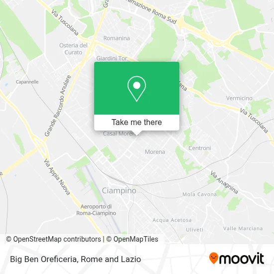 Big Ben Oreficeria map