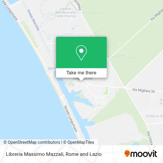 Libreria Massimo Mazzali map