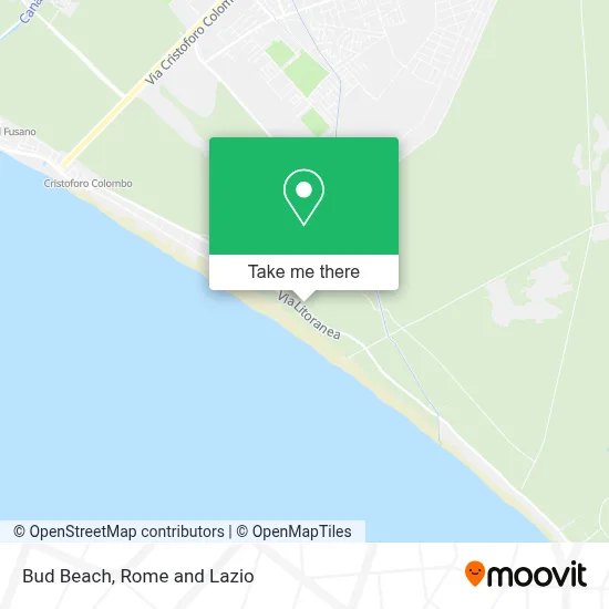 Bud Beach map