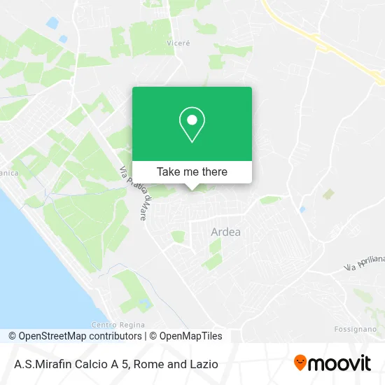 A.S.Mirafin Calcio A 5 map