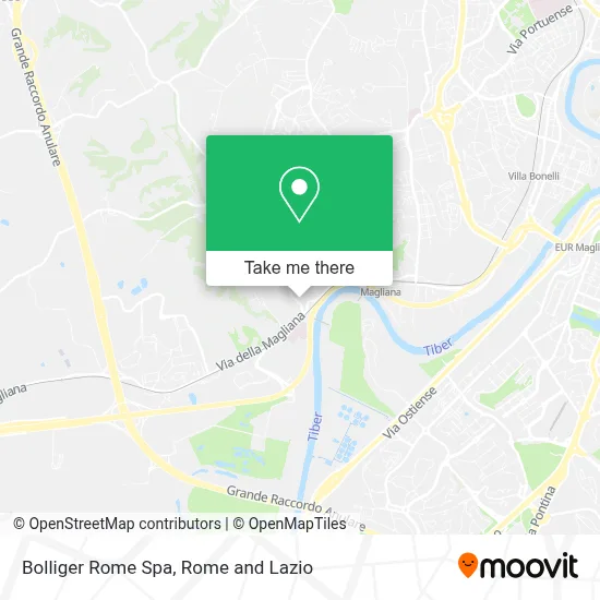 Bolliger Rome Spa map