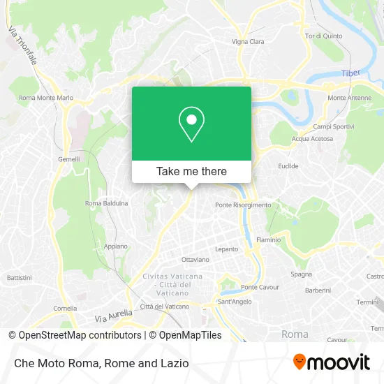 Che Moto Roma map