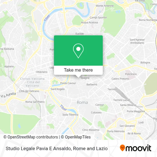 Studio Legale Pavia E Ansaldo map