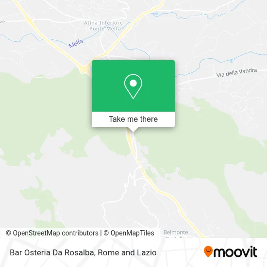 Bar Osteria Da Rosalba map