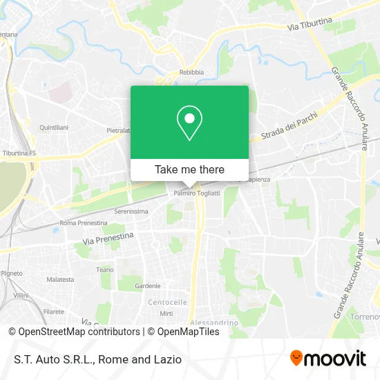 S.T. Auto S.R.L. map
