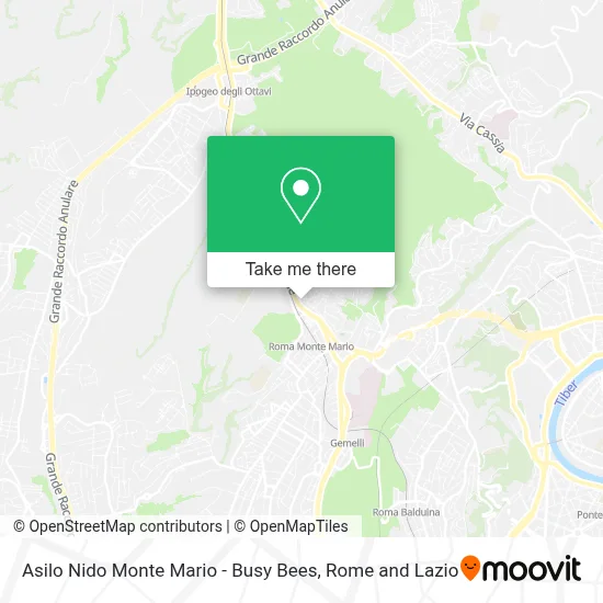 Asilo Nido Monte Mario - Busy Bees map