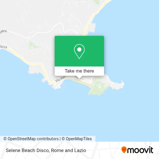 Selene Beach Disco map