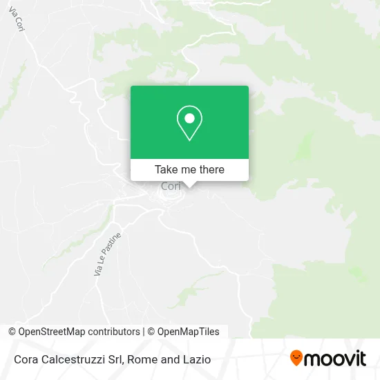 Cora Calcestruzzi Srl map