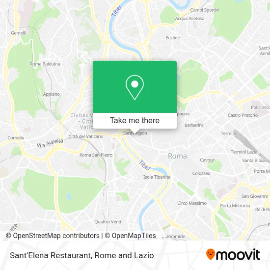 Sant'Elena Restaurant map