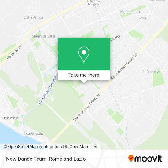 New Dance Team map