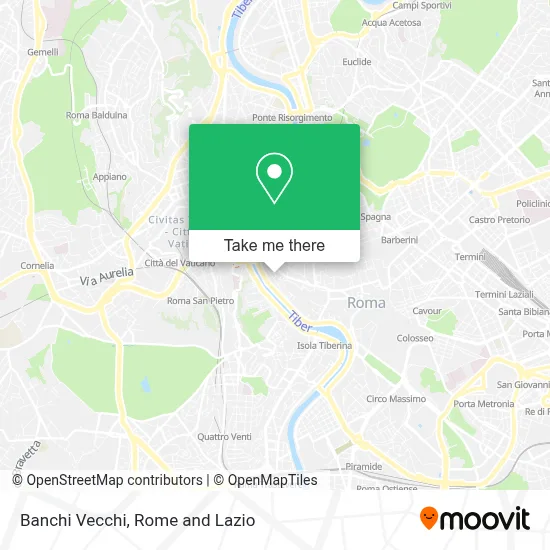 Banchi Vecchi map