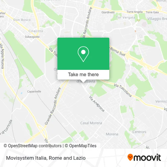Movisystem Italia map
