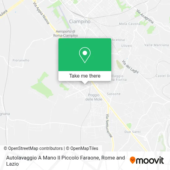 Autolavaggio A Mano Il Piccolo Faraone map