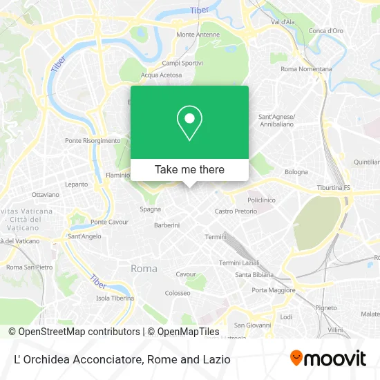 L' Orchidea Acconciatore map