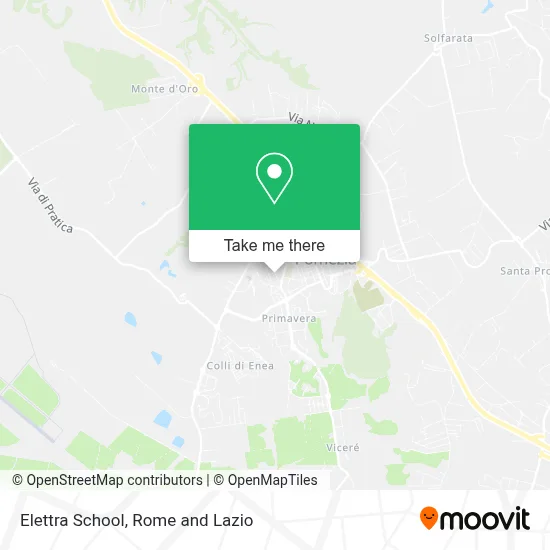 Elettra School map