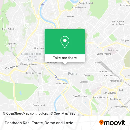 Pantheon Real Estate map