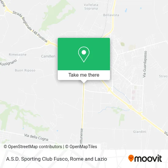 A.S.D. Sporting Club Fusco map