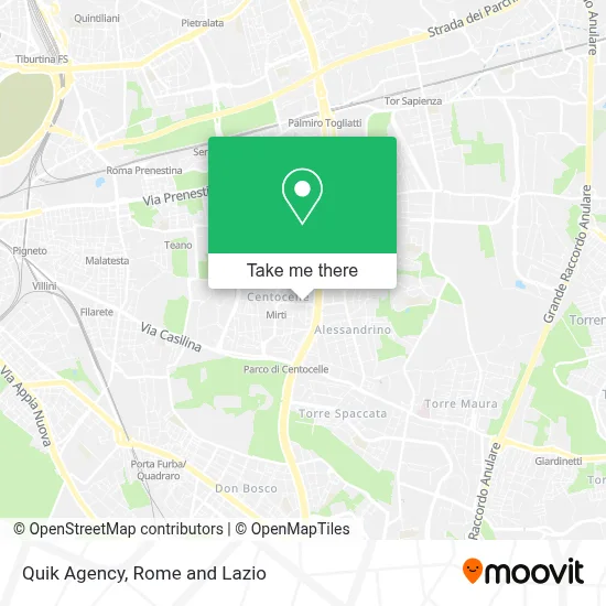 Quik Agency map