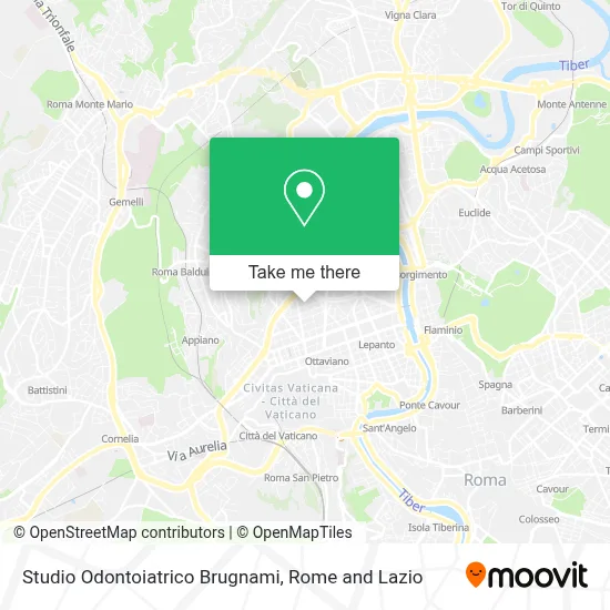Studio Odontoiatrico Brugnami map