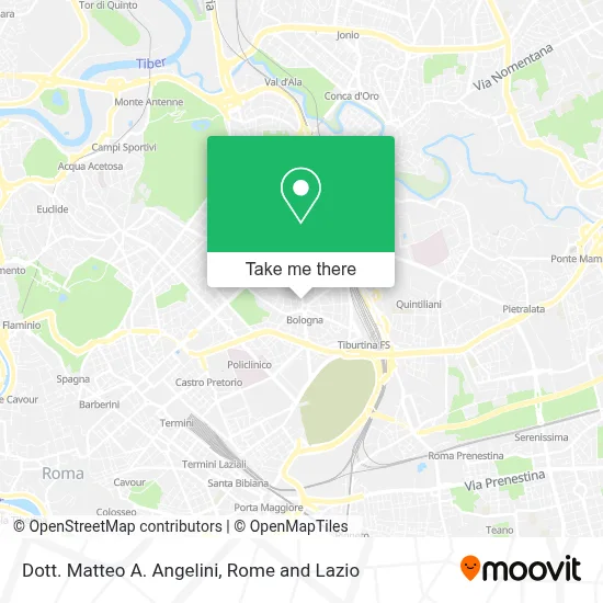 Dott. Matteo A. Angelini map