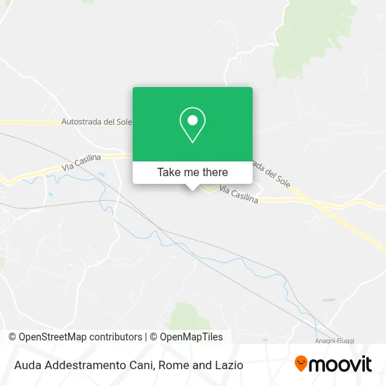 Auda Addestramento Cani map
