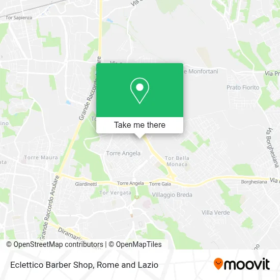 Eclettico Barber Shop map