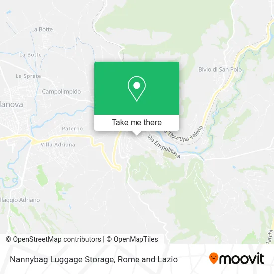 Nannybag Luggage Storage map