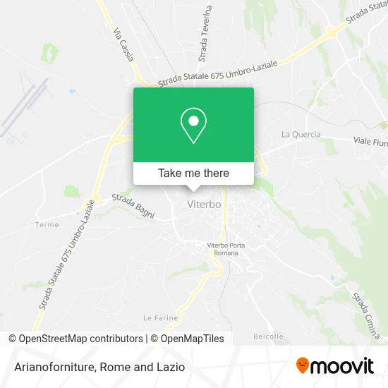 Arianoforniture map