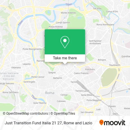 Just Transition Fund Italia 21 27 map