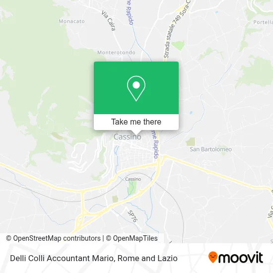 Delli Colli Accountant Mario map