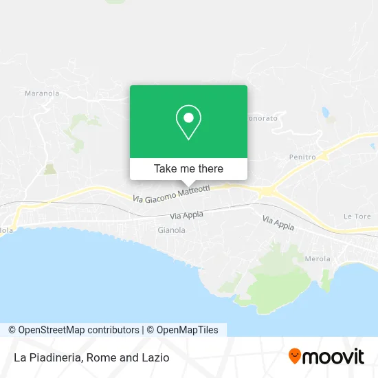 La Piadineria map
