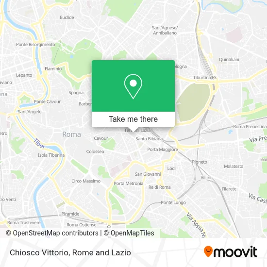Chiosco Vittorio map