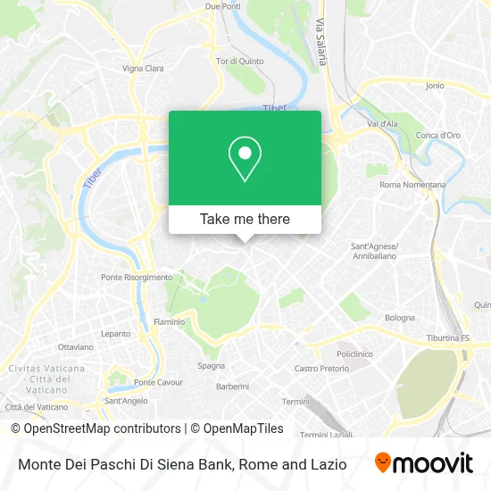Monte Dei Paschi Di Siena Bank map