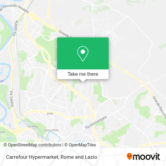 Carrefour Hypermarket map