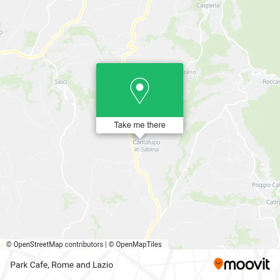 Park Cafe map