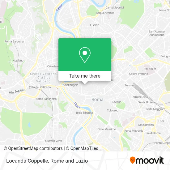 Locanda Coppelle map