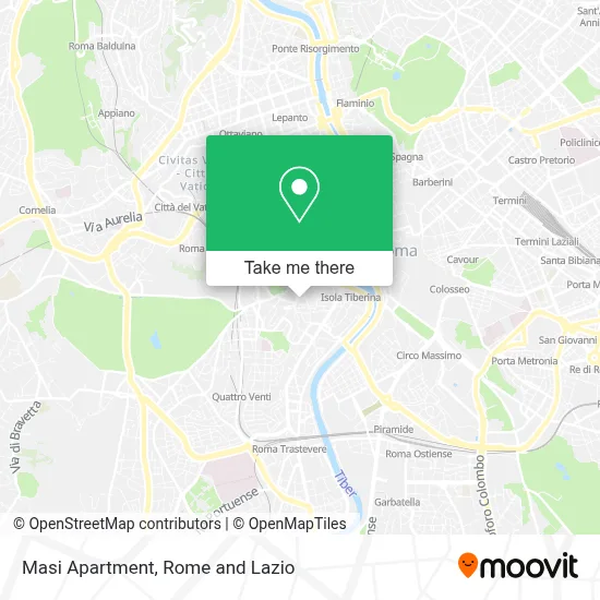 Masi Apartment map