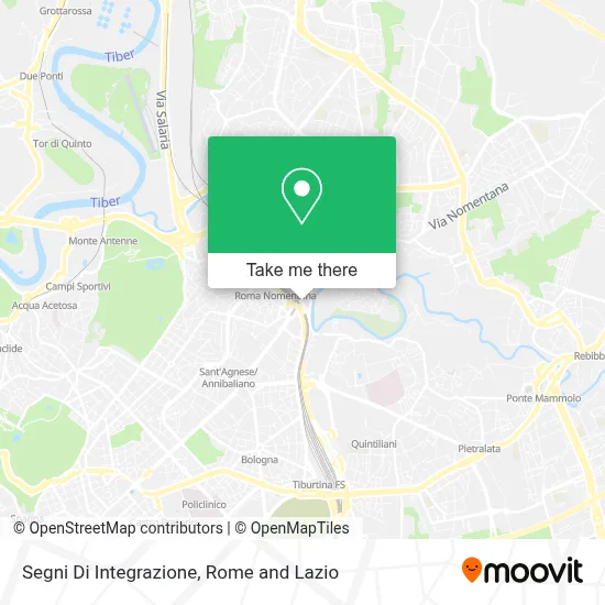Segni Di Integrazione map